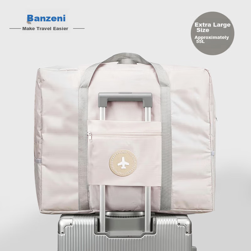 Banzheni Travel Bag, Large Capacity for Men And Women, Can Be Used with Trolley Suitcase, Storage Bag for Maternity, Business Trip, Crossbody Handheld Luggage Bag