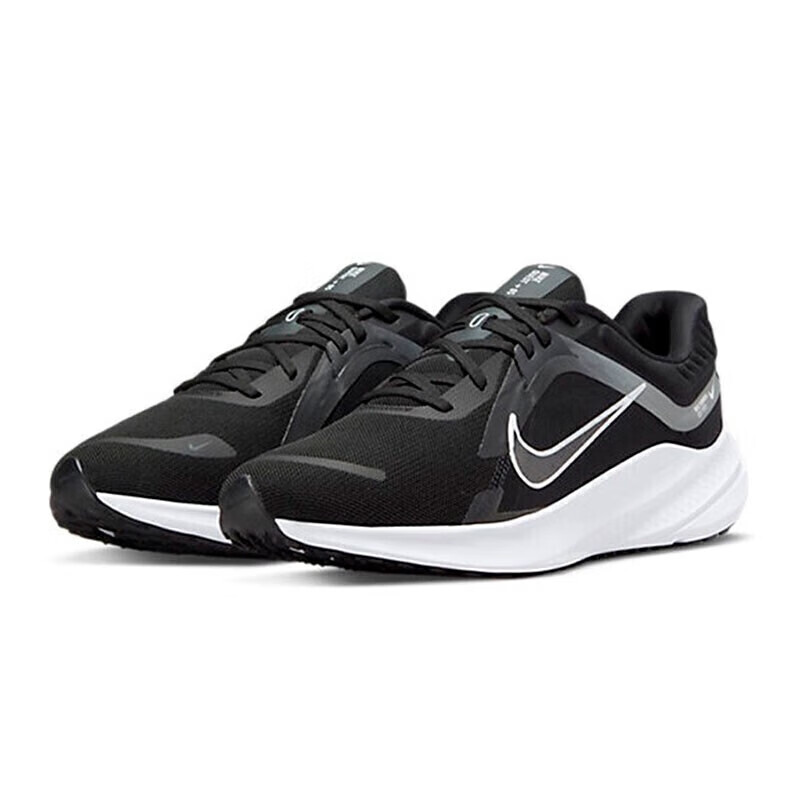 Nike Quest 5 Men's Running Shoes, Cushioned And Breathable, Sports Sneakers DD0204-001 Black 42.5