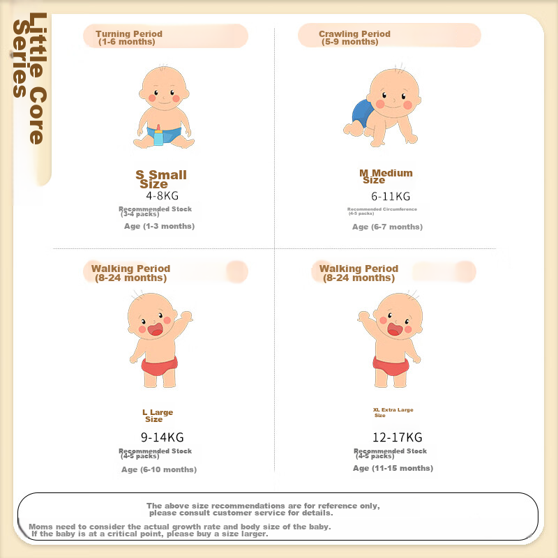 Ruya Xiaoting Core Diapers XL 44 Pieces (12-17KG), Ultra-Thin Core, Waistband, Suitable for Sensitive, Breathable, Disposable Diapers