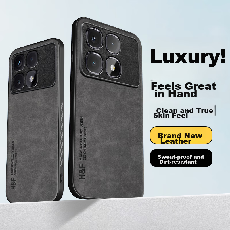 HotFire Phone Case for Redmi K70 Ultra, Xiaomi Redmi K70 Ultra Protective Cover, Upgraded Skin-Like Lambskin Matte Lens Full Protection Silicone - Midnight Black