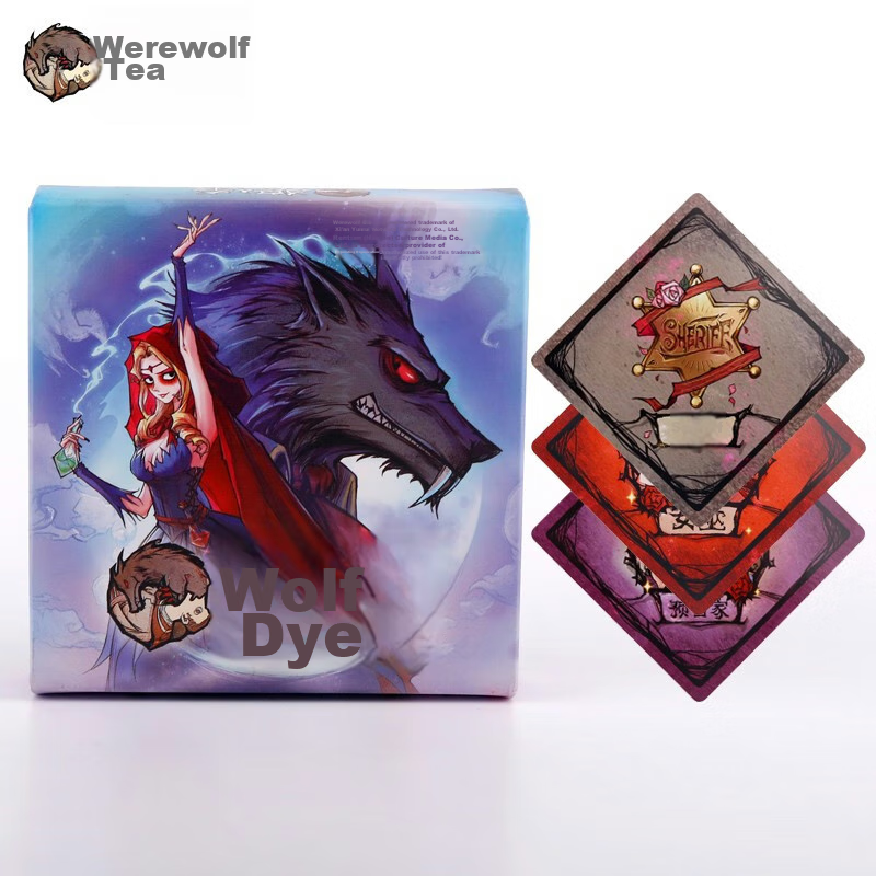 Werewolf Card Collection Edition in Metal Box, 2025 New Characters for Werewolf, Please Close Your Eyes When It's Dark, Board Game Card Set